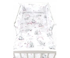 Babylux 3 dalių patalynės komplektas 140x70 lovytei, 100x135 cm