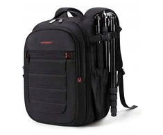 Bagsmart vandeniui atspari kuprinė fotoaparatui su skyriumi nešiojamam kompiuteriui 15,6"
