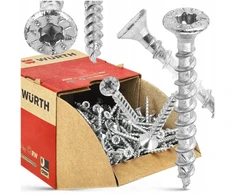 Baldiniai sraigtai vyriams, medienai, plokštėms 3,5x30 Wurth Assy 4cs, 1000 vnt.