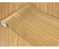 Baldų plėvelė šviesus ąžuolas, plotis 45 cm, lipni plėvelė, imituojanti medieną, Diy