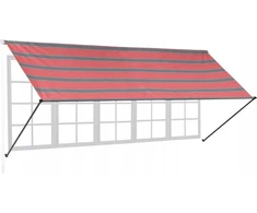 Balkono markizė 400 cm teleskopinė atraminė terasa skėtis pergola 4m