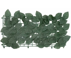 Balkono pertvara, 500x75cm, su tamsiai žaliais lapais