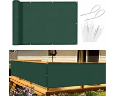 Balkono uždanga nepermatoma 170 g/m² apsauga nuo vėjo 100 x 500 cm