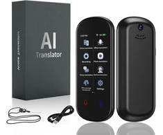 Balso vertimo įrenginys, momentinis vertėjas be „wifi“, „chatgpt Ai“ vertimo įrenginys su balso išvestimi, nuotraukų vertimas / „wifi“ / viešosios interneto prieigos taškas / neprisijungus, momentinis vertėjas (z2)