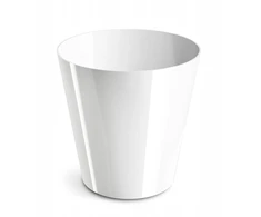 Balta blizgi vazono "simple" 15cm