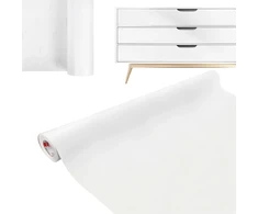 Balta matinė lipni plėvelė baldams, durims, stalviršiams, D сам pasidaryk pats, plotis 152 cm