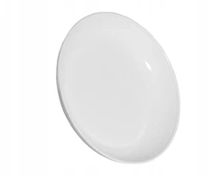 Baltas blizgus stovas 11.5 cm gėlių vazonui - 2 vnt. marina-comfort