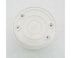 Baltas kojinis jungiklis 250v/1a apvaliam kabeliui, skersmuo 62x40mm