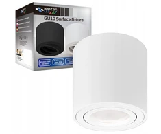 Baltas Led lubinis šviestuvas Gu10, reguliuojamas, 80mm