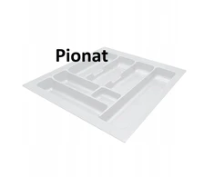 Baltas stalčiaus įdėklas 50x50 cm virtuvės įrankiams