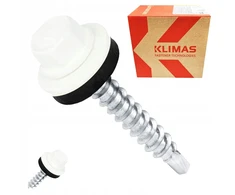 Balti sraigtai 4,8x35 mm Ral 9003, 250 vnt.