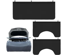 Bangminda 3 magnetinių purvasargių apsaugų rinkinys, 160 x 65 cm, universalus purvasargių apsauga, neslystantis dirbtuvių kilimėlis, vandeniui atspari jungtis, automobilio remontas, purvasargis su kabliukais, automobilio purvasargis