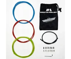 Baracus Greitai šokdynės virvės rinkinys plieno Pvc Crossfit 3m