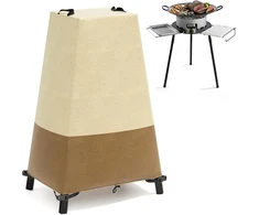 Barbecue uždangalas, atsparus oro sąlygoms 600d oxford audinys, brezentinis grilis, neperšlampamas, atsparus dulkėms ir vėjui grilio uždangalas, skirtas naudoti lauke