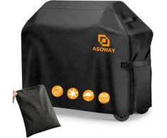 Barbecue weatherproof uždangalas, grill uždangalas 600d aukštos kokybės oxford audinys atsparus plyšimui weber, enders, grill uždangalas atsparus vandeniui, vėjui, uv spinduliams (147 x 61 x 122 cm)