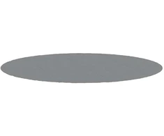 Baseino paklotas, pilkas, 500 cm, poliesterio geotekstilė