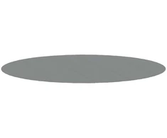 Baseino paklotas, pilkas, 550cm, poliesterio geotekstilė