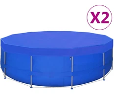 Baseino uždangalai, 2vnt., 540cm, PE, 90g/m², apskriti