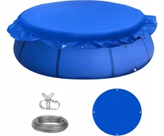 Baseino uždangalas 245cm 360 apvalus apsauginis 210d Oxford Uv (8 Ft)