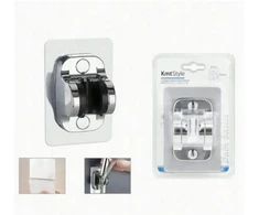Bath&amp;Shower Lipnus laikiklis dušo galvutei, klijuojamas, be gręžimo, sidabrinis