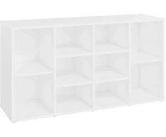 Batų suoliukas, baltos spalvos, 103x30x55cm, apdirbta mediena