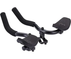 Bbb Cycling Aerocomfort dviračio vairas aerodinaminis aliuminio dviračio vairo priedas 35 mm aukščio porankis plento dviračiams triatlono vairo atrama neslystančios dviračio rankenos Bhb-59