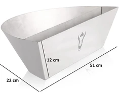 Bbq-toro, Amarillo, rūkykla, V2a nerūdijantis plienas, ketaus Bbq 57 cm skersmens