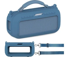 Kompiuterio kolonėlės Bcwegion silikoninis apsauginis dėklas ir dirželis, skirtas bose soundlink max nešiojamam garsiakalbiui, minkštas apsauginis dėklas bose soundlink max nešiojamų garsiakalbių priedams (tik dėklas)