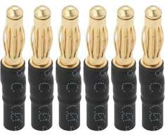 Be In Your Mind 6 vnt. Rc Esc variklio adapterio kištukas 4 mm tėtis į 3.5 mm mama ilgis 31.8 mm Rc Esc variklio kištuko adapteris Rc automobiliui, valčiai, Fpv Esc varikliui