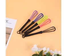 Beaupretty mini šluotelė mažas kirpyklos šluotelių rinkinys mažas plastikinis šluotelė plaukų dažų kremo šluotelė balioninis maišytuvas 5 vnt.