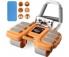 Bedee Abdominal Roller Ab Wheel su automatiniu atšokimu pilvo raumenų treniruoklis