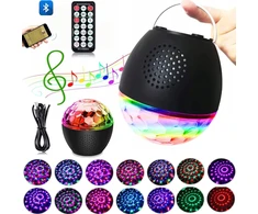 Bedee Diskotekų projektorius Disco rutulys Led Rgb atšvaitas vakarėliui lazeris + nuotolinio valdymo pultas