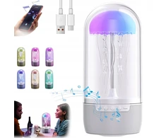 Bedee lavos lempa medūzos Led naktinė lempa su bluetooth garsiakalbiu praktiška