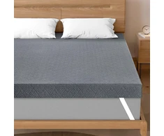 Čiužinys Bedstory dvigulis antčiužinis 180 x 200 cm memory foam antčiužinis su bambuko anglies antčiužiniu su nuimamu ir skalbiamu užvalkalu