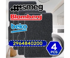 Beko 4 vnt. džiovyklės kempininiai filtrai 243x153x12 mm