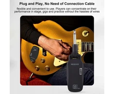Belaidė 2,4g sistema profesionali belaidė gitara Bass Yq