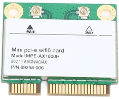 Belaidė kortelė Mpe Ax1800h Rtl8852be 1800mbps Dual Band Wireless Fidelity 6 Bluetooth 5.2 Pcie tinklo adapteris, skirtas Android, skirtas Linux