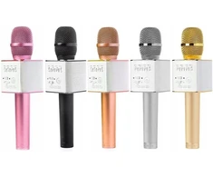 Belaidis karaoke mikrofonas su bluetooth garsiakalbiu