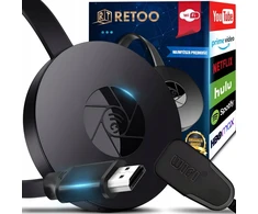 Belaidis wifi hdmi adapteris mirrorscreen chromecast 2in1