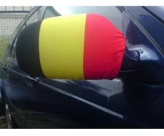Belgijos vėliava, skirta išoriniam veidrodėliui, 2 vnt., automobilio veidrodėlio vėliava, speciali automobilio danga az flag