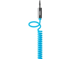 Belkin Mixit Colour Range 1.8m spiralinis aux kabelis - mėlynas