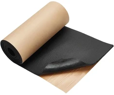 Benecreat 30cm x 2m lipnus eva putplasčio rulonas, 6mm storio juodas putplasčio lakštas, eva putplasčio gumos lakštas tarpų užpildymui apsauginis padėklas cosplay kostiumų amatų "pasidaryk pats"
