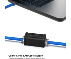 Benfei Rj45 Jungtis, 5 vnt., Moteriška-moteriška, Cat7/cat6/cat5e