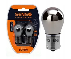 Bensontools 2x lemputė Senso Py21w oranžinė chromuota