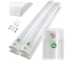 Berge Led panelinė lempa 60cm garažui, dirbtuvėms 18w rinkinys stipri led šviesa 4x