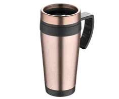 Bergner Terminis puodelis su rankena 400 ml rosegold