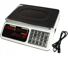 Berimax Elektroninės prekybinės svarstyklės lcd kalkuliacinės 30 kg