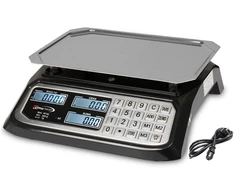 Virtuvinės svarstyklės Berimax Parduotuvinės svarstyklės 40kg / 1g elektroninės virtuvinės gastronominės sandėliavimo