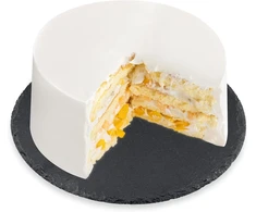 Besisukantis padėklas iš skalūno, 30 cm skersmens
