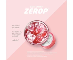 Best Body Nutrition Vital Drink Zerop® – drakono vaisių ir ličių skonio sirupas be cukraus – 1 l – 1:80 paruošia 80 litrų gėrimo – gėrimų koncentratas su vaisių sultimis – vandens skonio suteikėjas su vitaminais